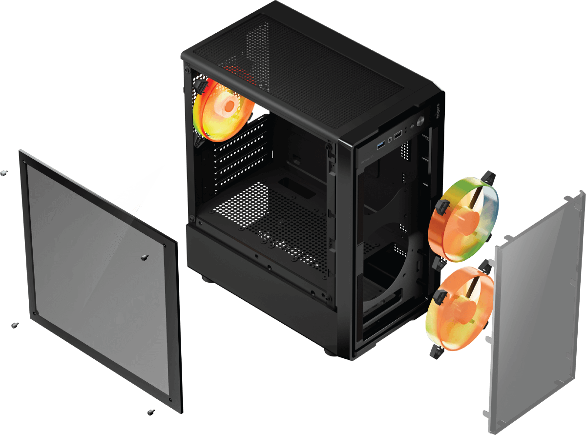 Computer Case Qbx Case Gaming Pc Case Qbx Dimensions Buy Cougar