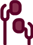 Icon Showing Angular Design Of FINGERS Beautific2 Wired Earphones