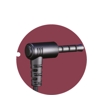 L Pin Connector Of FINGERS Beautific2 Wired Earphones for Durability 