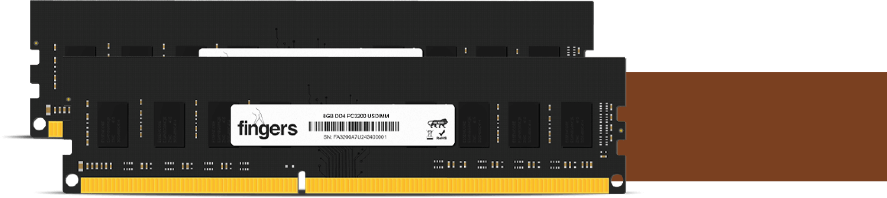 8 GB and 16 GB RAM of FINGERS for Desktop