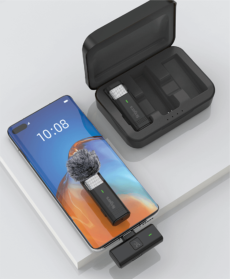 FINGERS Duo PhoneMic Case With One Receiver Inside