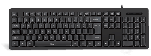 Complete Look Of FINGERS FabClicks Wired Keyboard