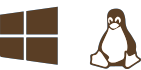 Windows Operating System , Linux Operating System Vector Image