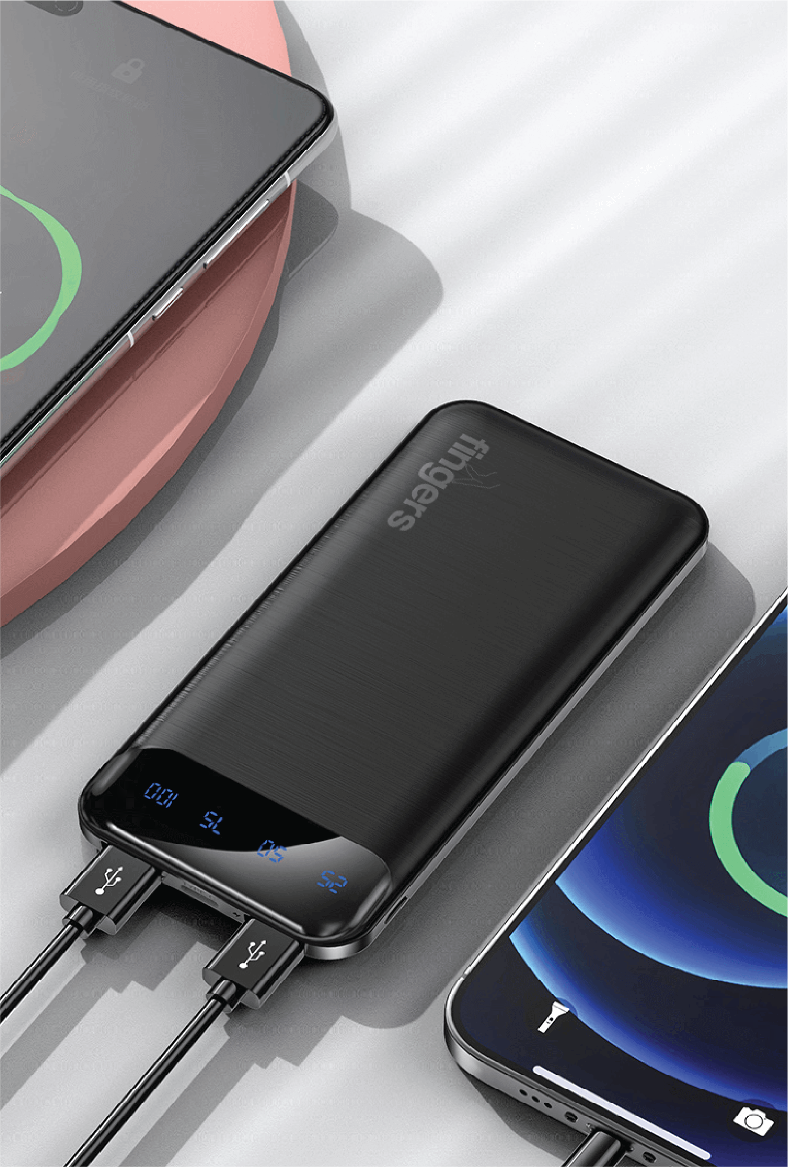 FINGERS Kickstart Power Bank Is Charging Mobile Phone Seamlessly