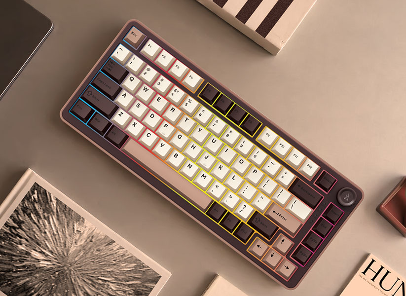 QuikFINGERS Lethal GK1 gaming keyboard kept on the deskvvvv