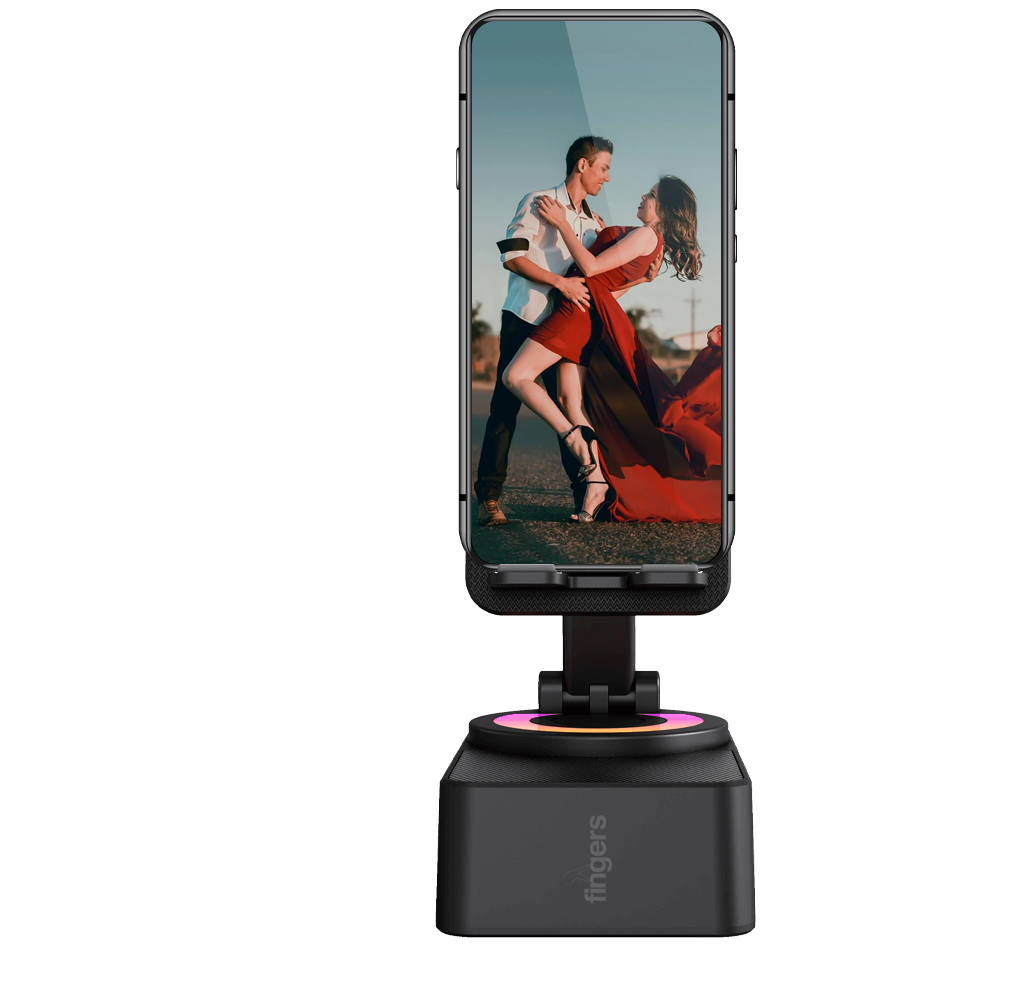 Looks That Mesmerizes Of Vaani Kapoor Visible On Mobile Which Is Placed On FINGERS Mini MOT Portable Speaker Cum Mobile Stand