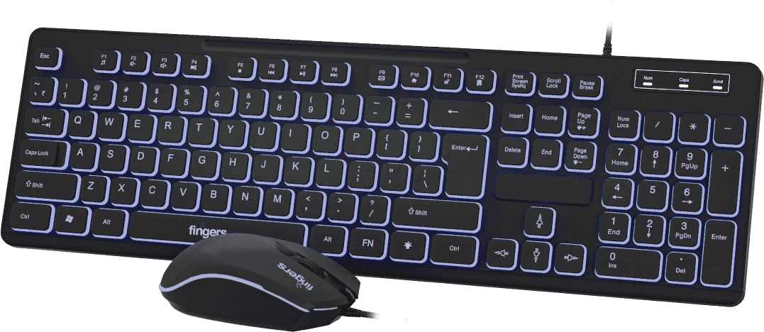 Vibrant Color Of FINGERS Magnifico Duo Wired Combo