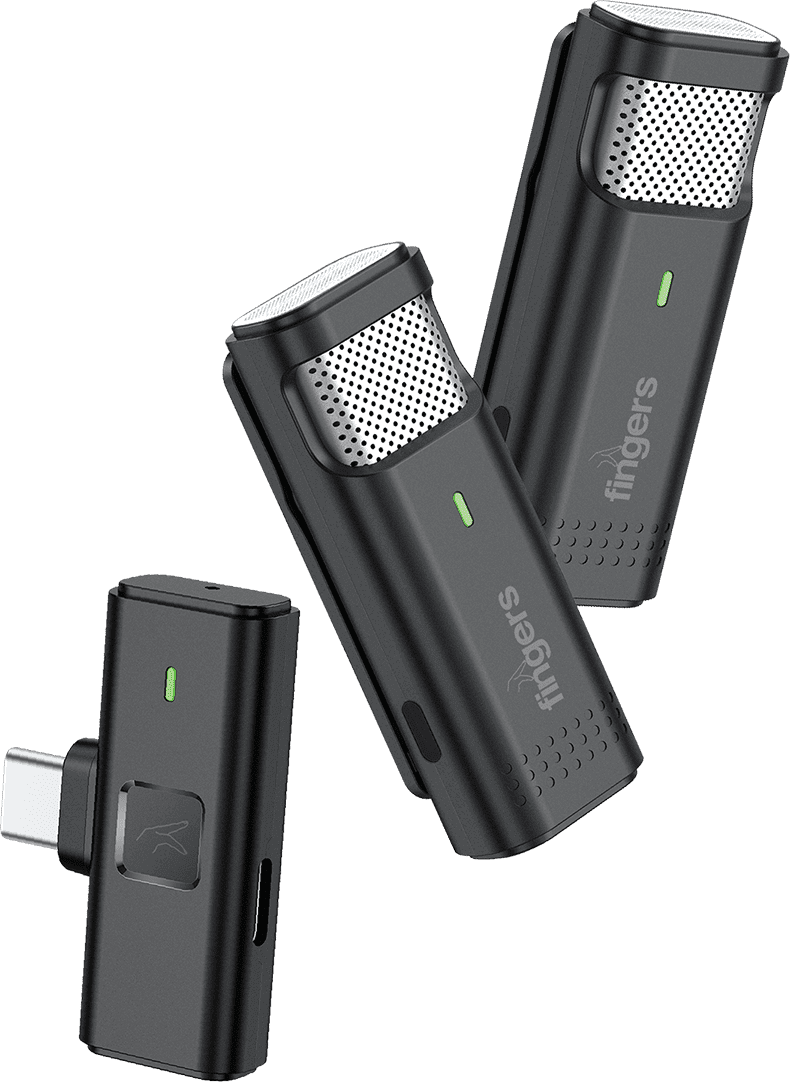 2 Mic And 1 Receiver Of FINGERS PhoneMic Type C Connector