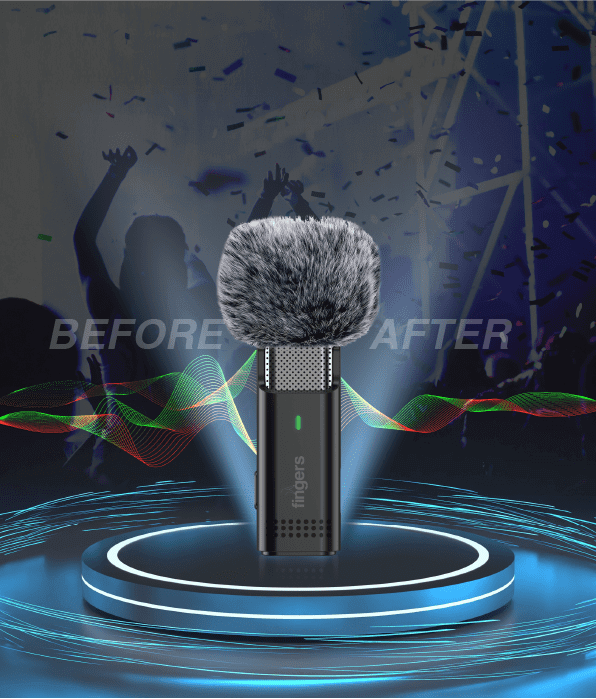 FINGERS PhoneMic With Wind Muff