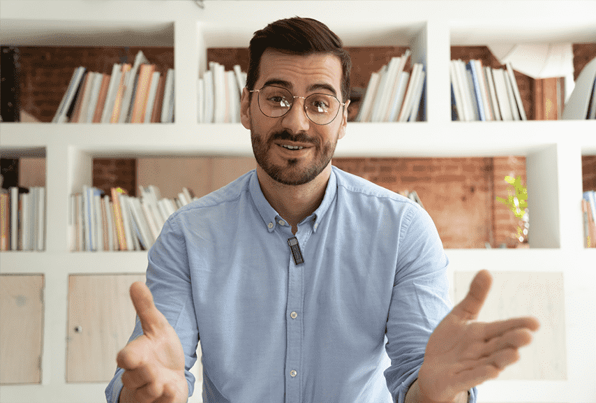 Person Recording Live Broadcasting