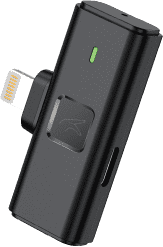 FINGERS PhoneMic Lightning Connected To Device With Mic Receiver