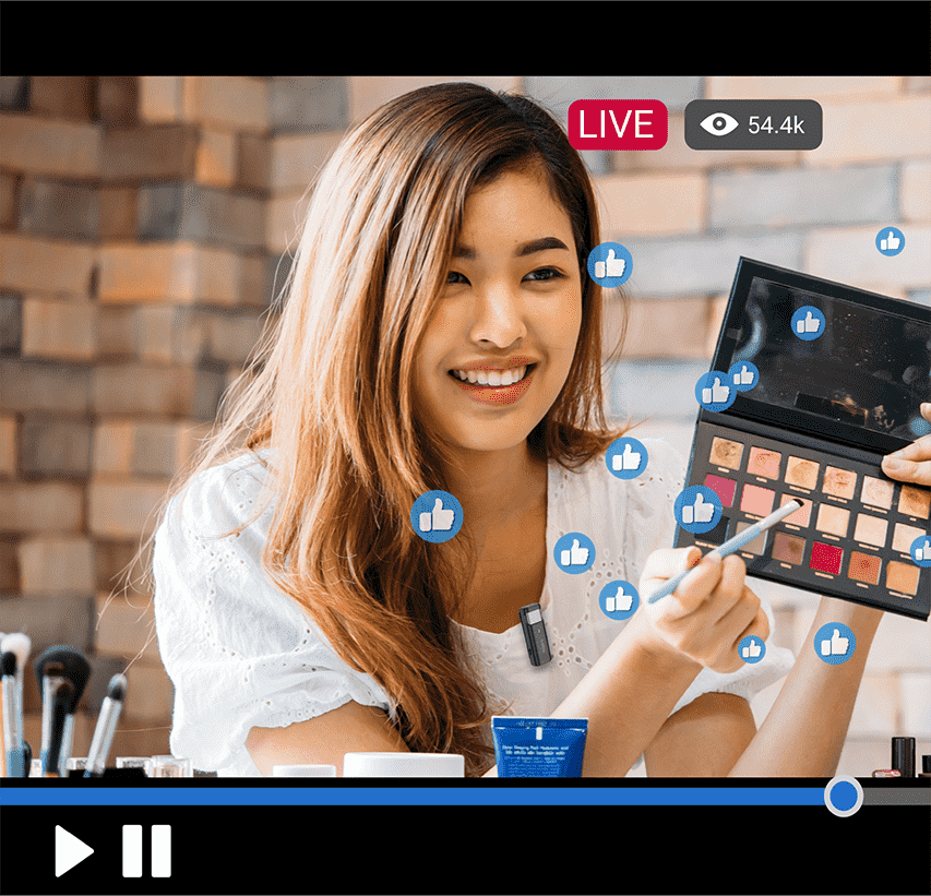 Makeup Artist Using FINGERS PhoneMic Lavalier Wireless Mic