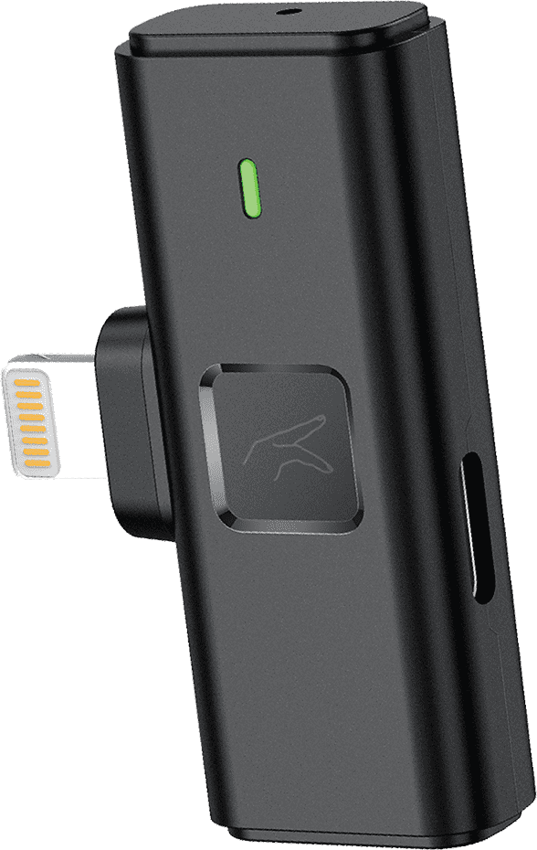 FINGERS PhoneMic Lightning Lavalier Wireless Mic Connector