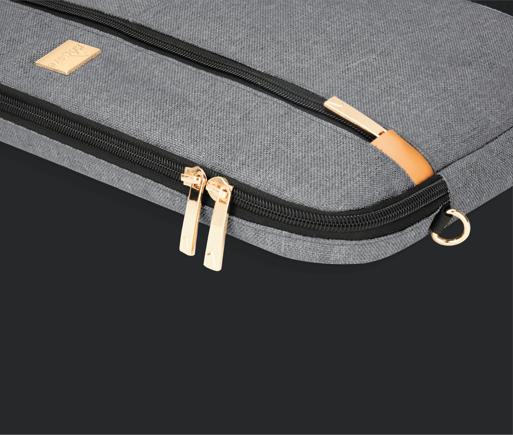 Luxury Metal Zipper With Versatile Detachable Shoulder Strap Of FINGERS PrestigePro S3 Laptop Bag