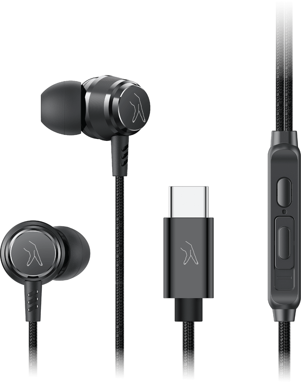 FINGERS SoundBounce-C Type-C Earphones Feel the bounce