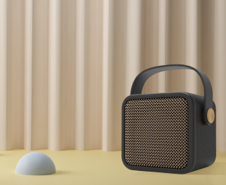 FINGERS SoundKing Portable Speaker Kept On Desk