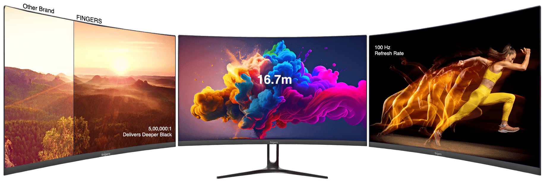 Comparison Look Of Different Monitor With Multiple Screnn Visible