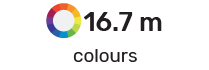 Multiple Colors Shown Via Vector Image