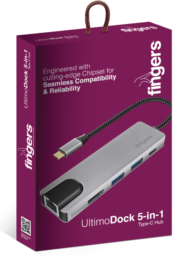 Super Rich Packaging Look Of FINGERS ULtimoDock Type C Hub