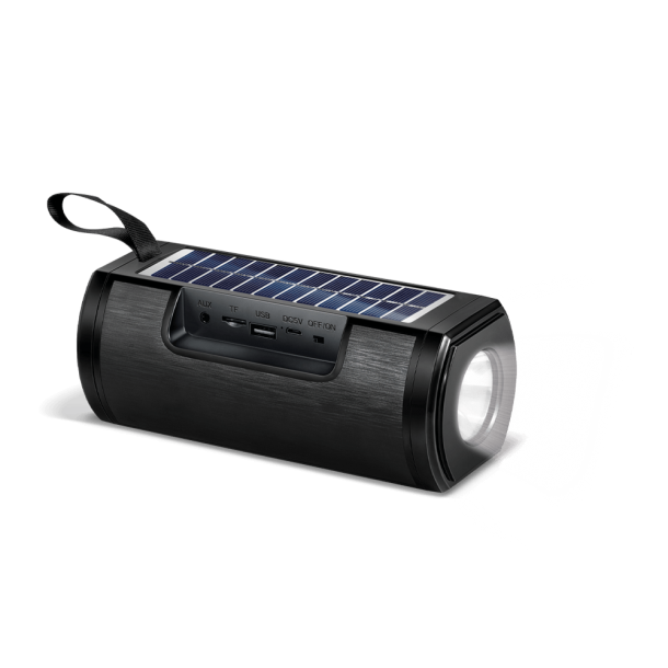 Solar powered online bluetooth speaker