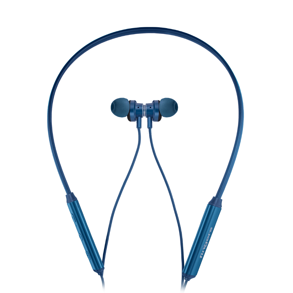 FINGERS LivMusic Wireless NeckBand Earphones Non Stop Music