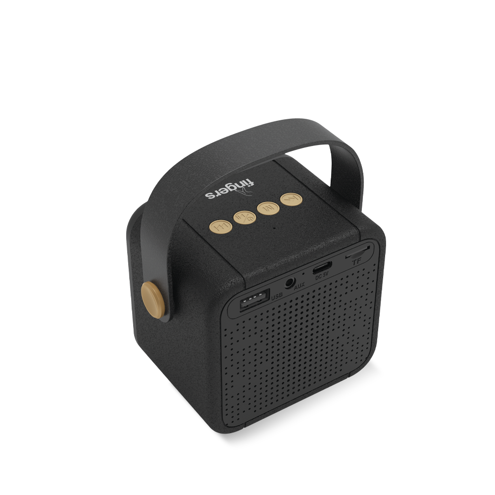 Fingers soundking portable speaker front look