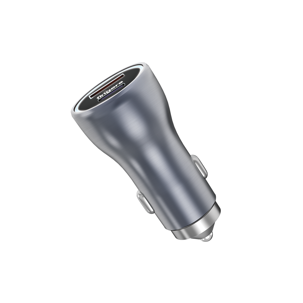 FINGERS DoublePower Car Charger Stay Connected