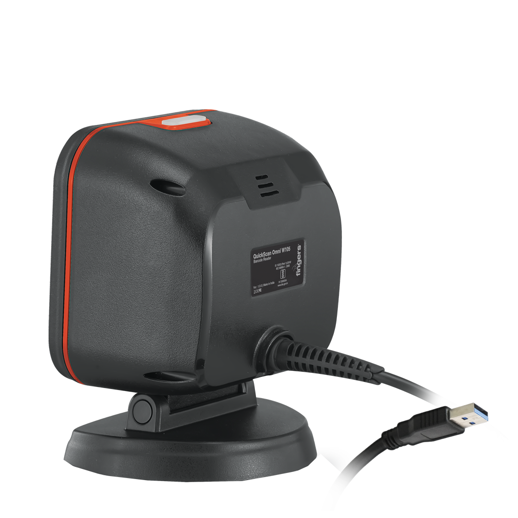 FINGERS QuickScan Omni W106 Barcode Reader With Pin