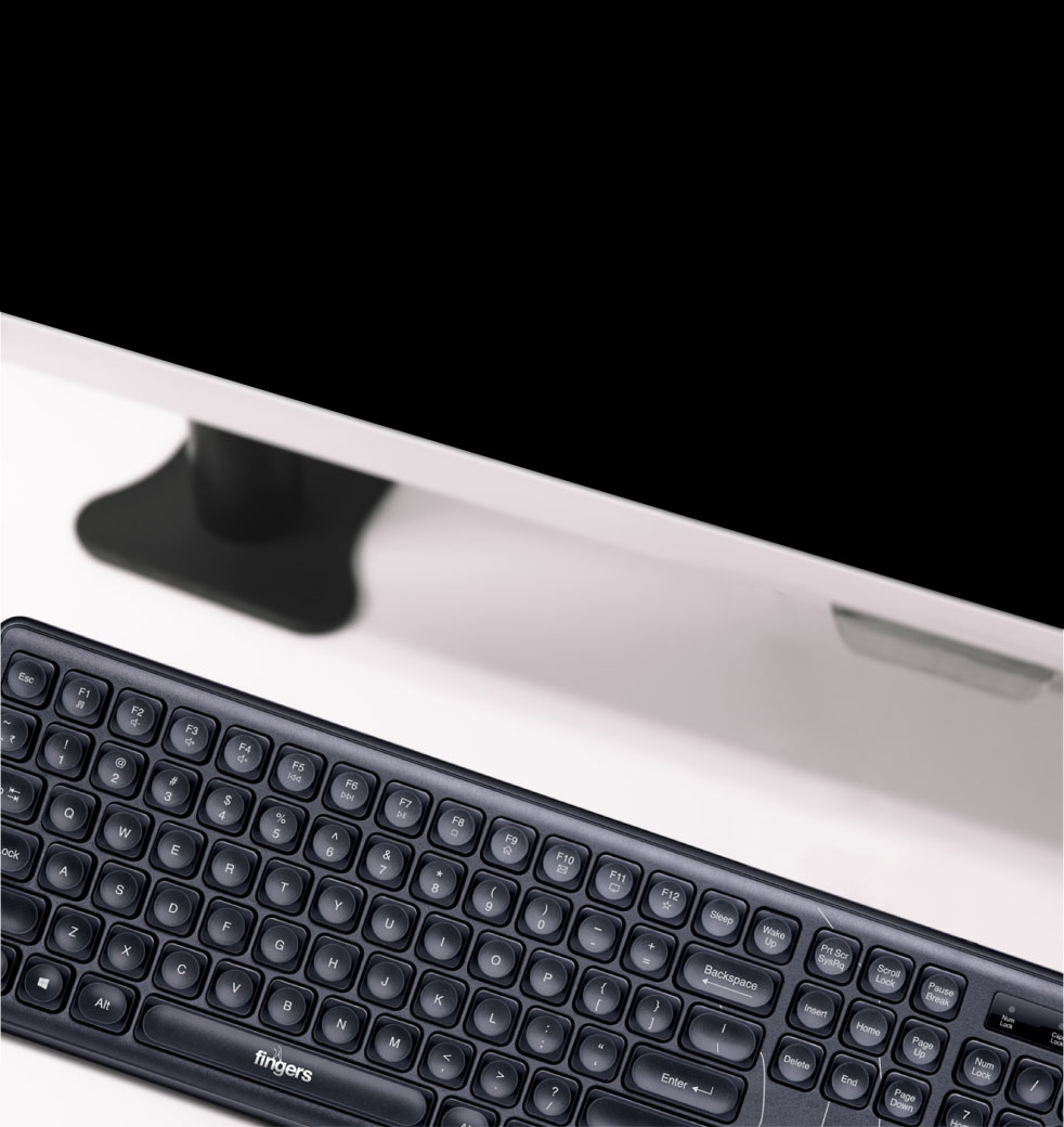 Fingers Exquisite Wireless Keyboard and Mouse Combo