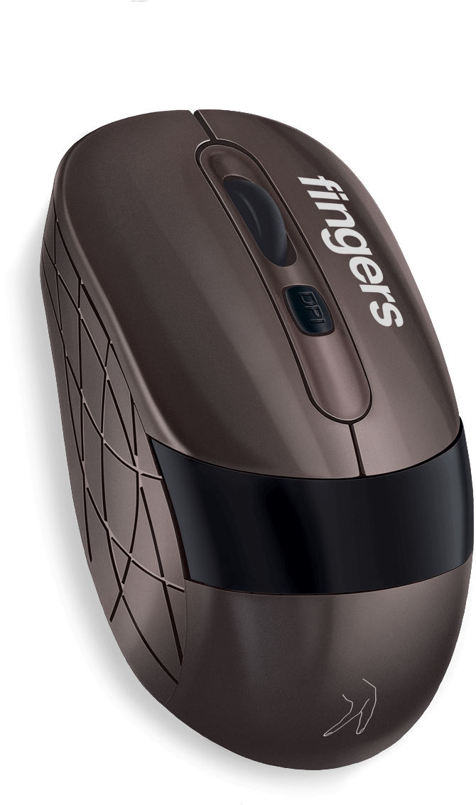 FINGERS AeroGrip Wireless Mouse